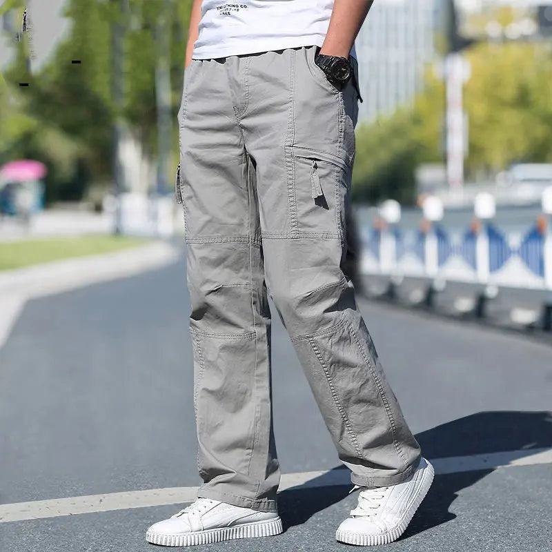 Men's Plus Size Cotton Sports Overalls