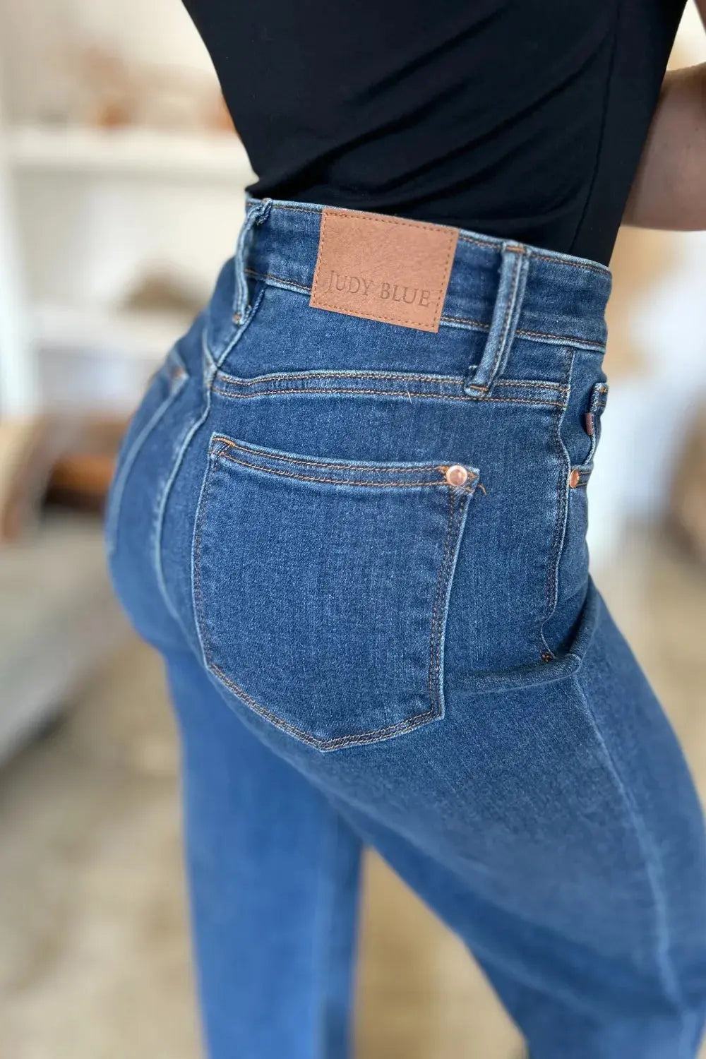 Judy Blue Jeans Full Size High Rise Straight Trendsi