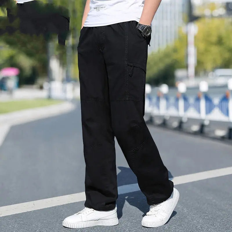 Men's Plus Size Cotton Sports Overalls