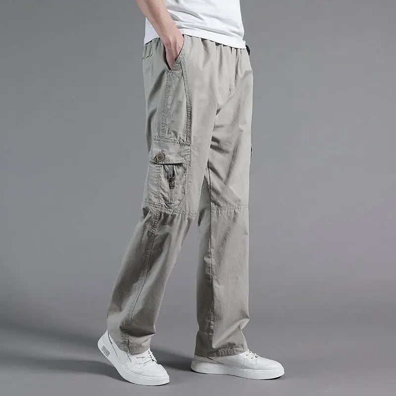 Men's Plus Size Cotton Sports Overalls