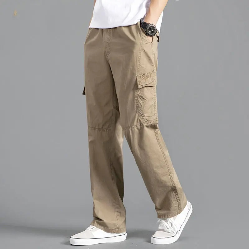 Men's Plus Size Cotton Sports Overalls