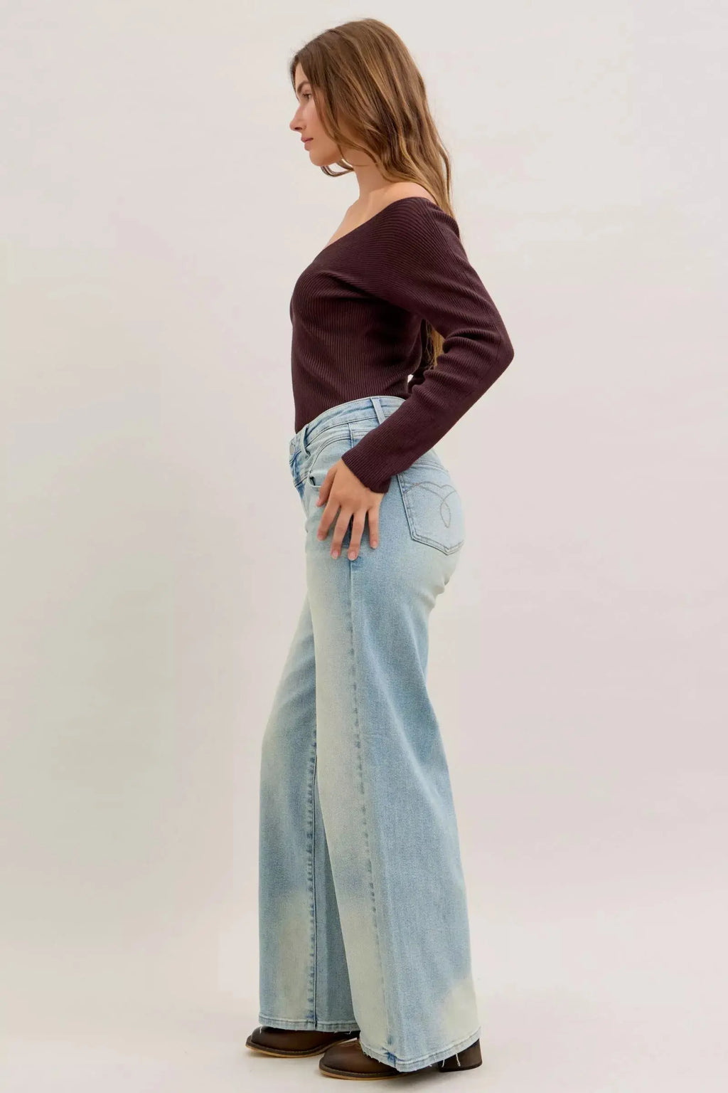 Judy Blue Jeans High Waist Column Straight Trendsi