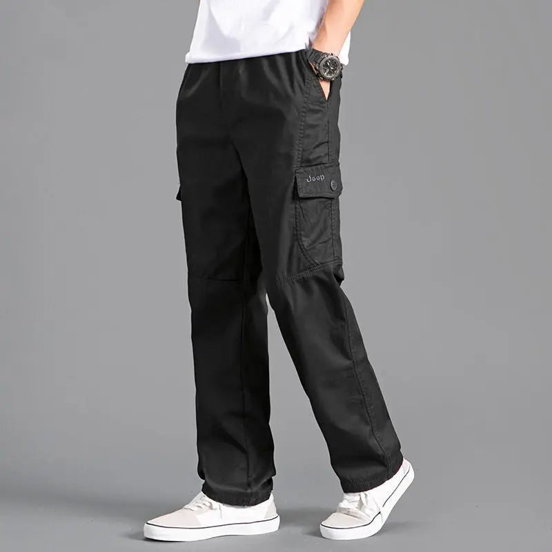 Men's Plus Size Cotton Sports Overalls